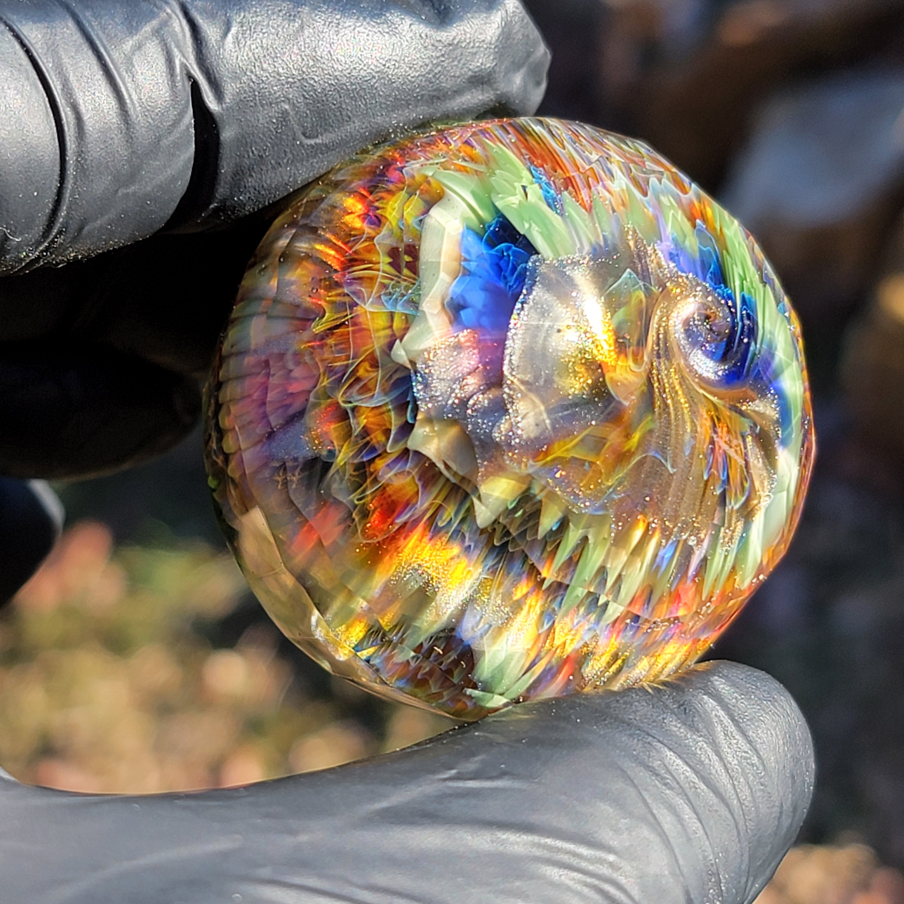 "Fantasy" faceted orb