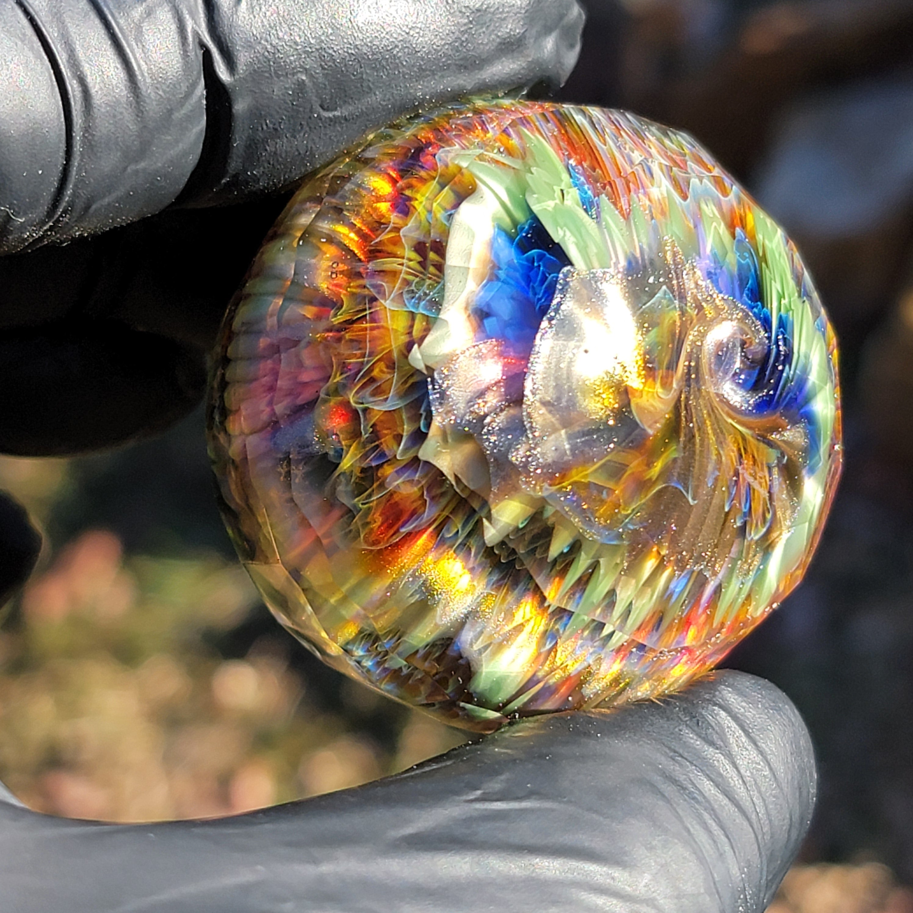"Fantasy" faceted orb