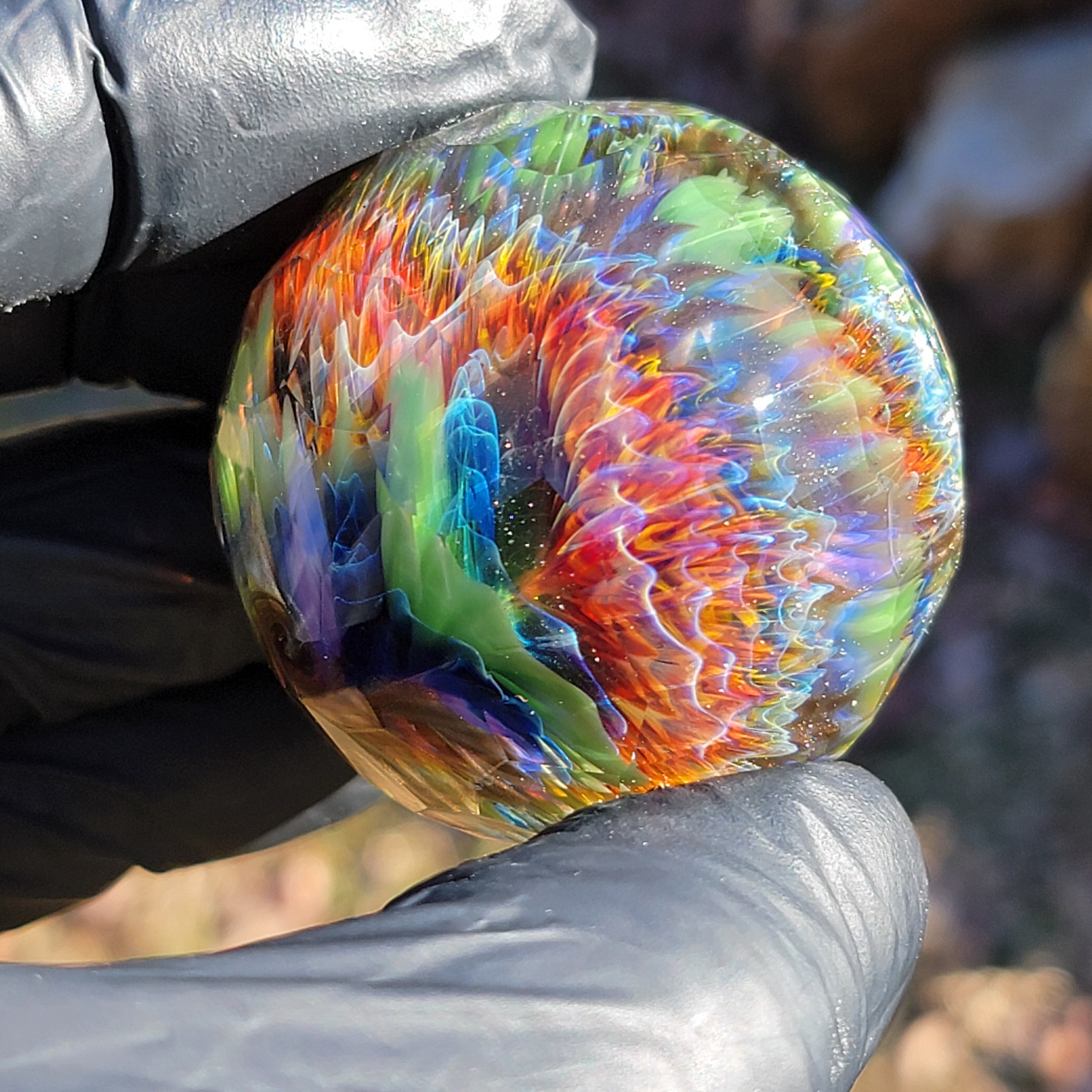 "Fantasy" faceted orb