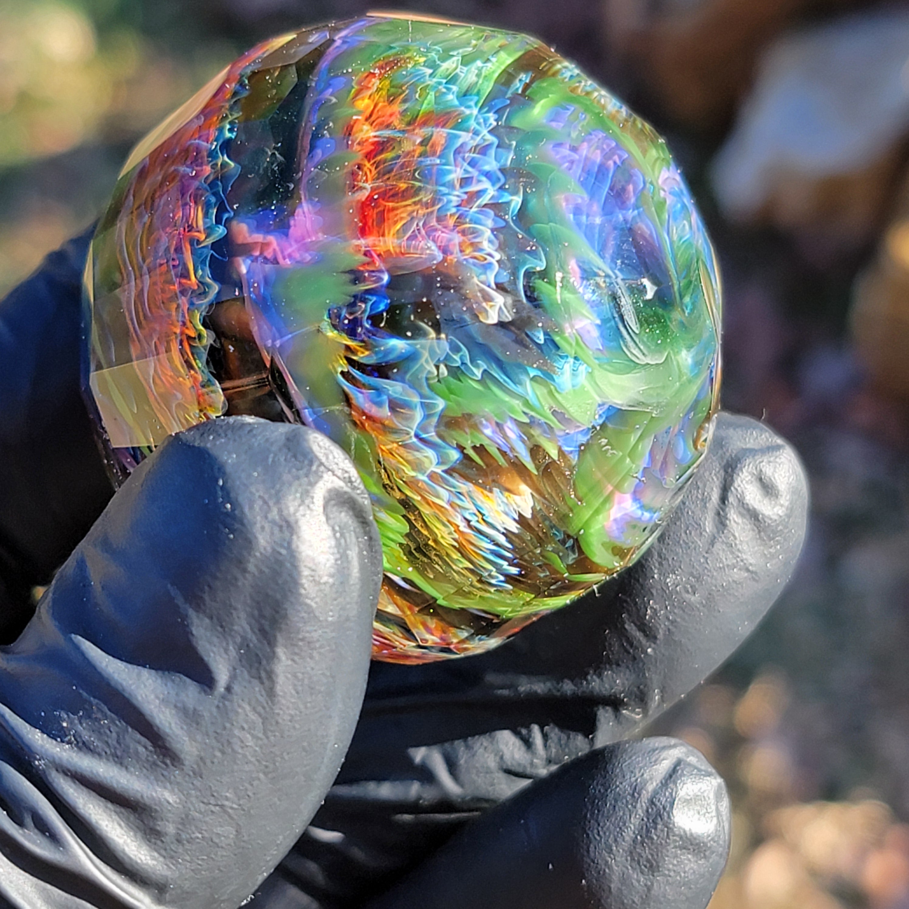 "Fantasy" faceted orb