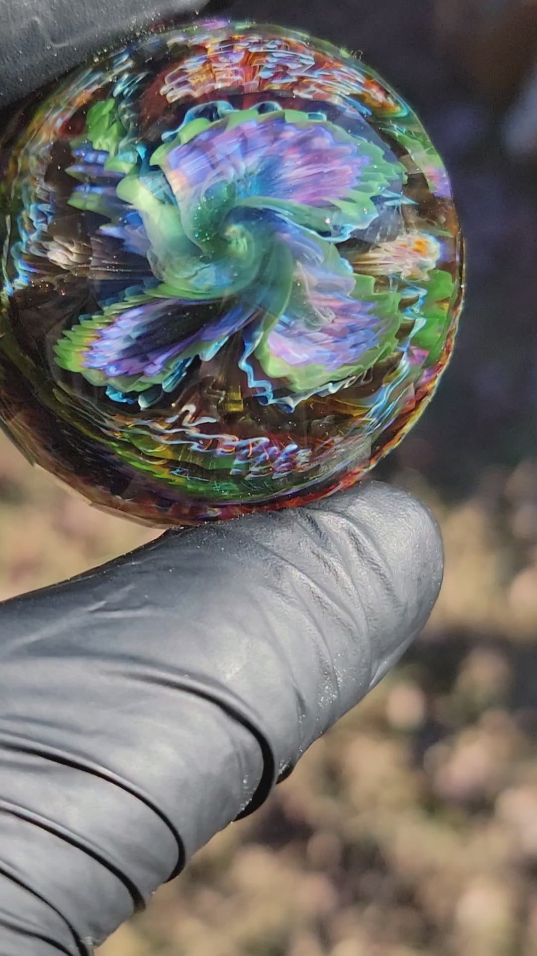 "Fantasy" faceted orb